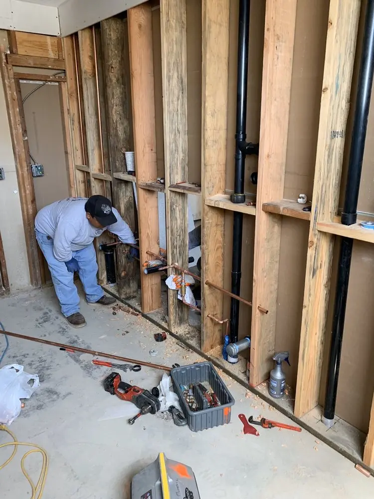 Commercial rough-in plumbing for Gas Line Repair in Holford